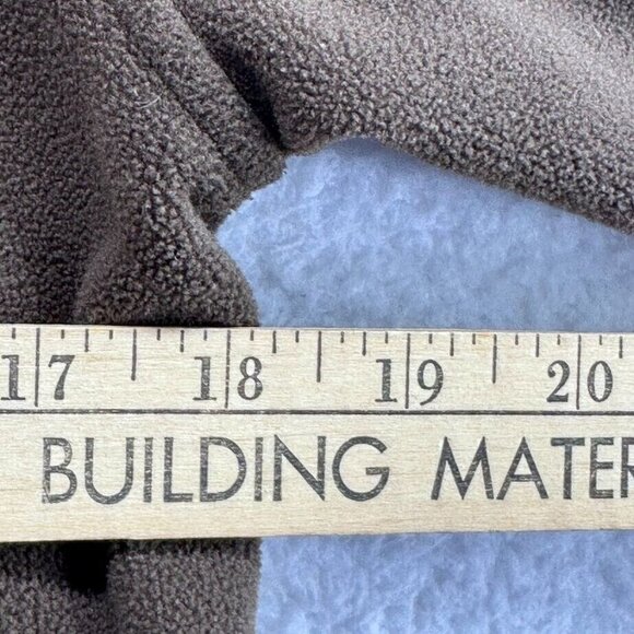 The North Face Girls Fleece Jacket Size Large Chocolate Brown Full Zip Pockets - Picture 9 of 11